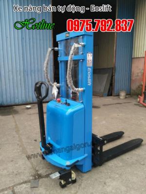 Xe nâng bán tự động 1.5 tấn -3m (S15) Eoslift, giá rẻ nhất HCM