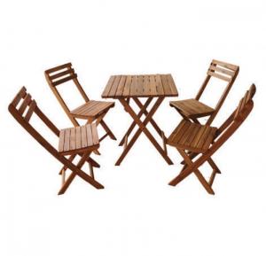 Bàn ghế gổ cafe giá rẻ tại xưởng sản xuất HGH 1181