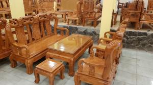 Bộ bàn ghế giá rẻ chạm đào