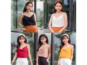Set áo lụa cổ đổ quần ống rộng kèm tuban