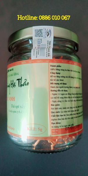 Đông trùng hạ thảo trà sấy sợi chính hãng