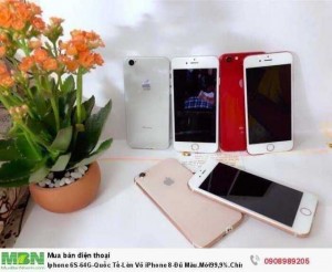 Iphone 6S-64G-Quốc Tế-Lên Vỏ iPhone 8-Đủ Màu. Mới99,9%. Chính hãng Apple