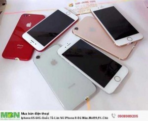 Iphone 6S-64G-Quốc Tế-Lên Vỏ iPhone 8-Đủ Màu. Mới99,9%. Chính hãng Apple