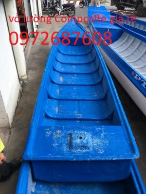 Thuyền ba lá, thuyền tam bản, thuyền nhựa composite giá rẻ