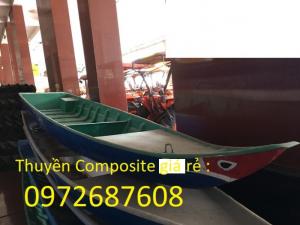 Thuyền ba lá, thuyền tam bản, thuyền nhựa composite giá rẻ