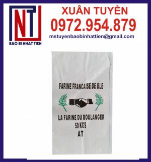 Cung cấp bao PP dệt màu trắng in 1 mặt, 2 mặt giá rẻ