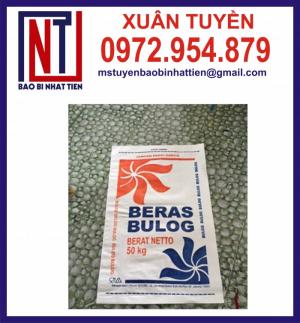 Cung cấp bao PP dệt màu trắng in 1 mặt, 2 mặt giá rẻ