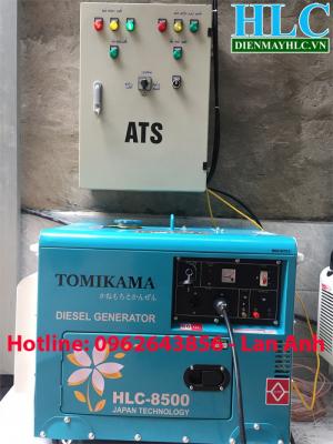 Máy phát điện chạy dầu công nghệ Nhật Bản Tomikama - điểm 10 cho chất lượng