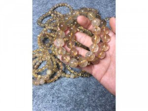 Vòng tay đá thạch anh tóc vàng ( sỉ & lẻ ib )