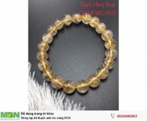 Vòng tay đá thạch anh tóc vàng 0134