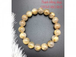 Vòng tay thạch anh tóc vàng 0123