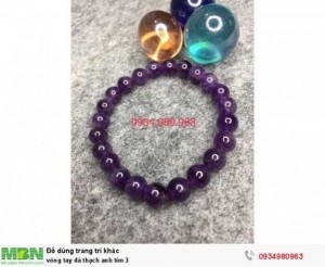 Vòng tay đá thạch anh tím 3