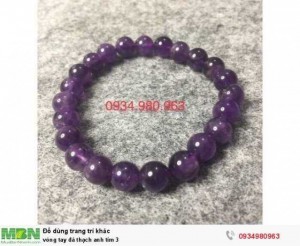 Vòng tay đá thạch anh tím 3
