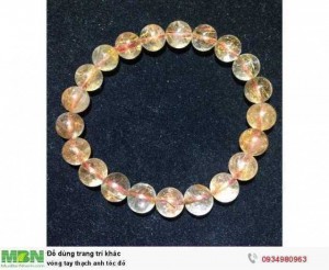 Vòng tay thạch anh tóc đỏ ( sỉ & lẻ ib )