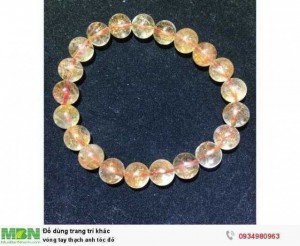 Vòng tay thạch anh tóc đỏ ( sỉ & lẻ ib )