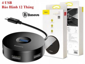 Bộ chuyển đổi USB Hub loại 4 trong 1 Baseus sang USB3.0 + 3 * USB2.0 cho MacBook , laptop, PC