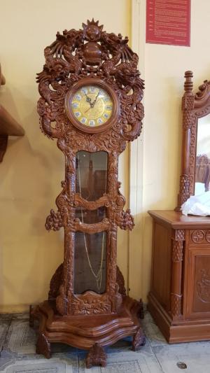 Đồng hồ tứ linh cao 2m , ý nghĩa phong thủy tốt cho gia chủ