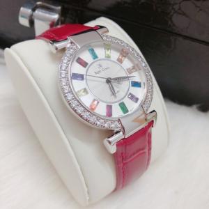 Đồng Hồ Nữ Royal Crown 4604 dây da đỏ