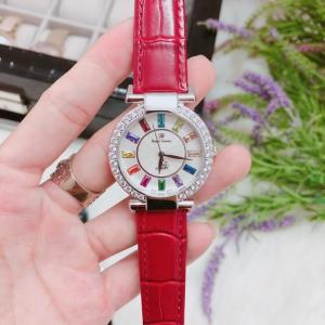 Đồng Hồ Nữ Royal Crown 4604 dây da đỏ