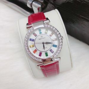 Đồng Hồ Nữ Royal Crown 4604 dây da đỏ