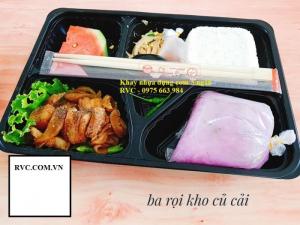 Hộp cơm 5 ngăn dùng một lần