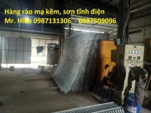 Chuyên sản xuất hàng rào mạ kẽm, sơn tĩnh điện gập đầu, chấn sóng
