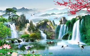 Tranh gạch ốp tường 3d TL905