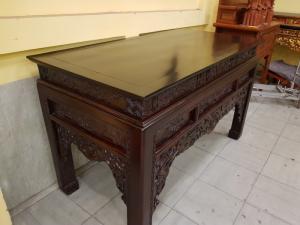 Bàn thờ ngũ phúc 1m97 gỗ chân 12