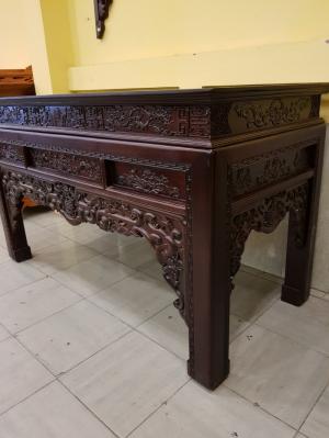 Bàn thờ ngũ phúc 1m97 gỗ chân 12