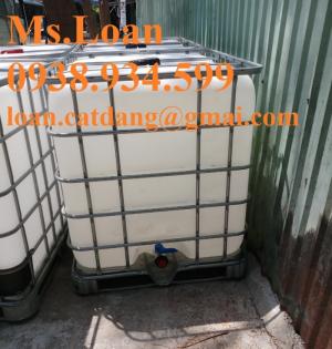 Tank nhựa 1000l,tank nhựa ibc 1000l,bồn nhựa đã qua sử dụng 1000l