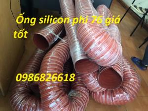 Ống silicon chịu nhiệt giá tốt phi 76,90,100,120,150