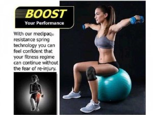 Băng đô hỗ trợ đầu gối Power Knee khi tập luyện