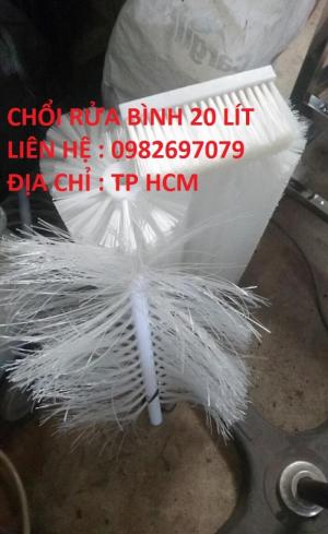 Chổi rửa bình 20 lít, bán chổi rửa bình nước tinh khiết 21 lít
