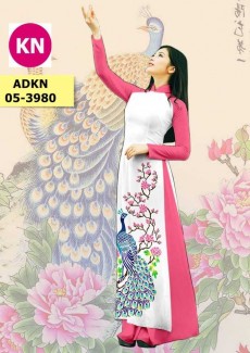 Vải bộ áo dài in đẹp AKN3980 (vải áo và vải quần )