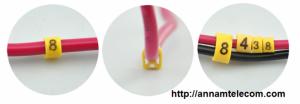 Vòng đánh dấu dây mạng số Cat6 bằng cao su (0-9)