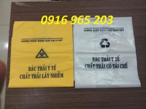 Túi đựng rác có logo y tế, túi đựng rác, túi rác có logo y tế