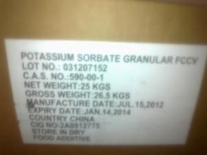 Potassium Sorbate Chất Bảo Quản Thực Phẩm