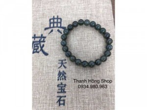 Vòng tay đá Thạch Anh tóc Xanh kín tóc