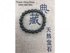 Vòng tay đá Thạch Anh tóc Xanh kín tóc