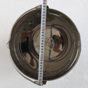 XÔ INOX 304 ĐÁY NHỌN 10L -XĐN10I3