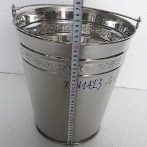 XÔ INOX 304 ĐÁY NHỌN -XĐN14I3 CAO 32CM