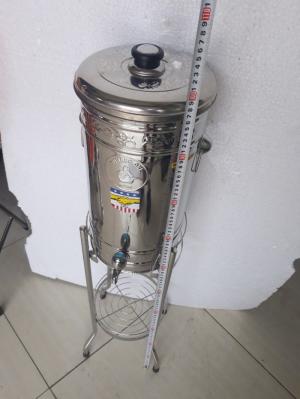 BÌNH LỌC NƯỚC INOX 304 - LOẠI 20L CÓ CHÂN - BL20L3C CAO 100CM
