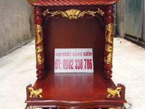 Thần Tài Ông Địa gỗ gụ