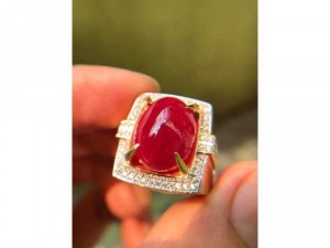 Nhẫn nam ruby lục yên