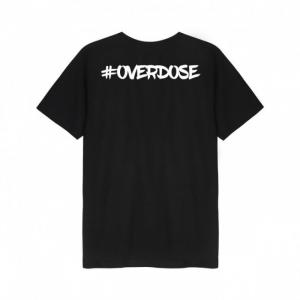 Áo thun Overdose Thái in 3D chữ OD to trắng T0303