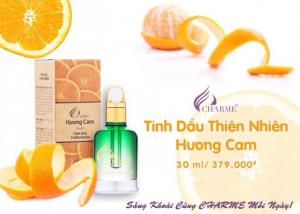 Tinh Dầu Thiên Nhiên Charme Hương Cam + Tặng Kèm Đèn Xông