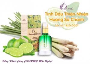Tinh Dầu Thiên Nhiên Charme Hương Sả Chanh + Tặng Kèm Đèn Xông