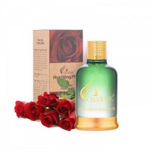 Tinh Dầu Thiên Nhiên Charme Hương Hoa Hồng Pháp + Tặng Kèm Đèn Xông