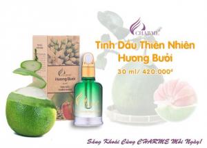 Tinh Dầu Thiên Nhiên Charme Hương Bưởi + Tặng Kèm Đèn Xông