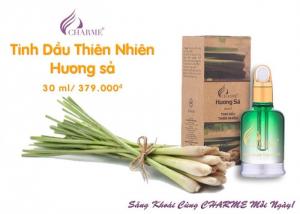 Tinh Dầu Thiên Nhiên Charme Hương Sả + Tặng Kèm Đèn Xông